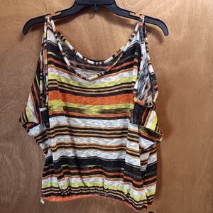 Rouge Collection Striped Multicolor Women's Top